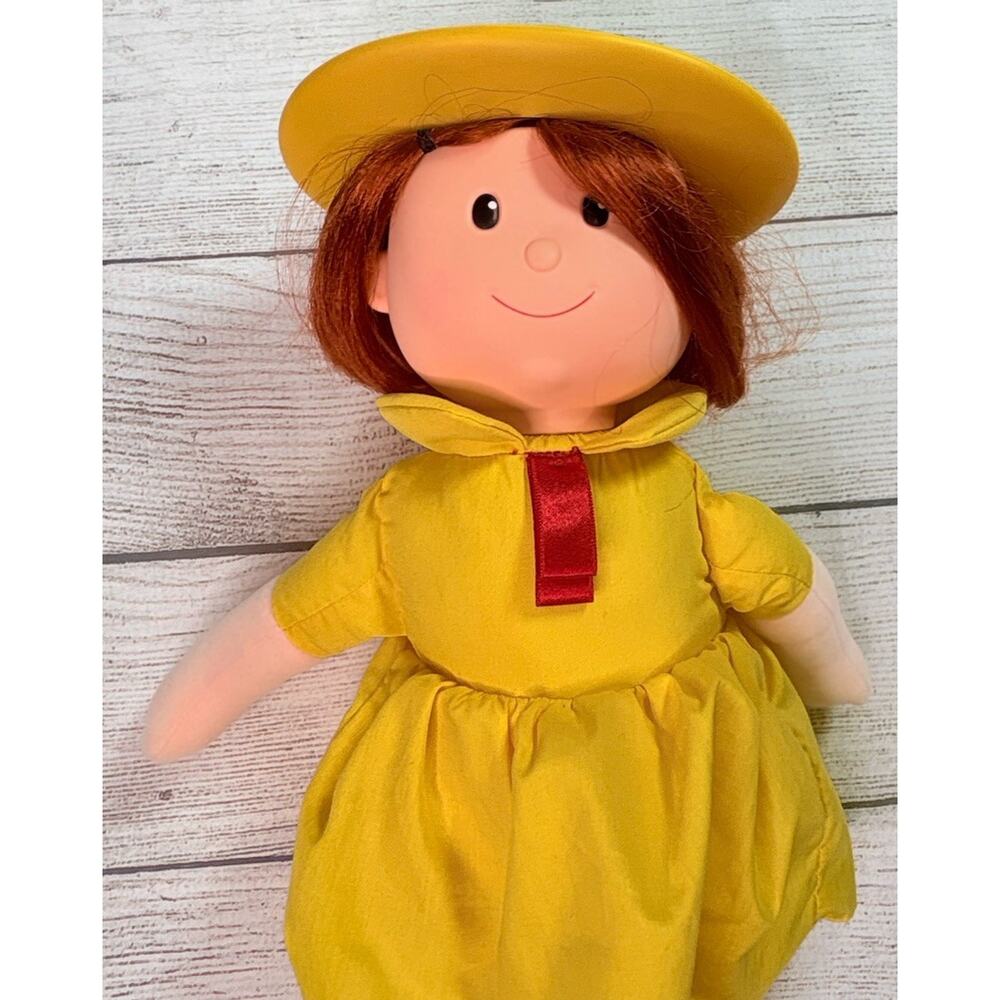 Madeline Vintage Kids Gifts Talking Doll 16" 1998 Plush Tested Working Yellow - Picture 3 of 8